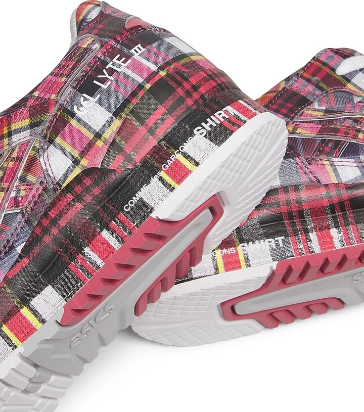Men's Comme des Garçons Shirt X Asics Gel-Lyte III Low-Top Sneakers - Red - Size 6 - Image 5