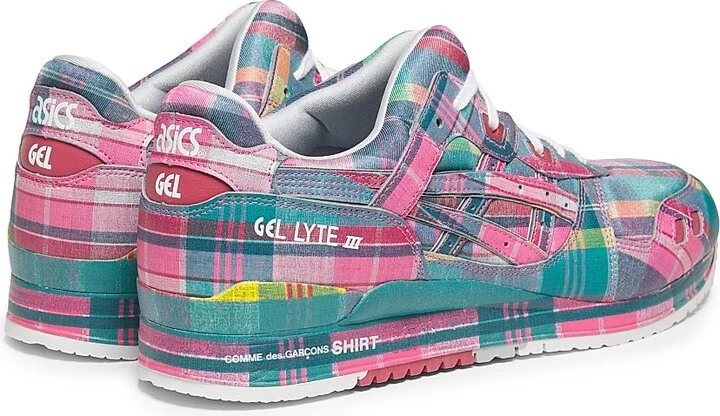 Men's Comme des Garçons Shirt X Asics Gel-Lyte III Low-Top Sneakers - Size 6 - Image 3