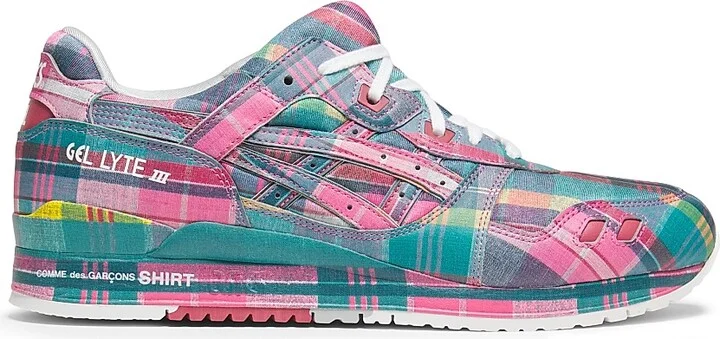 Men's Comme des Garçons Shirt X Asics Gel-Lyte III Low-Top Sneakers - Size 6