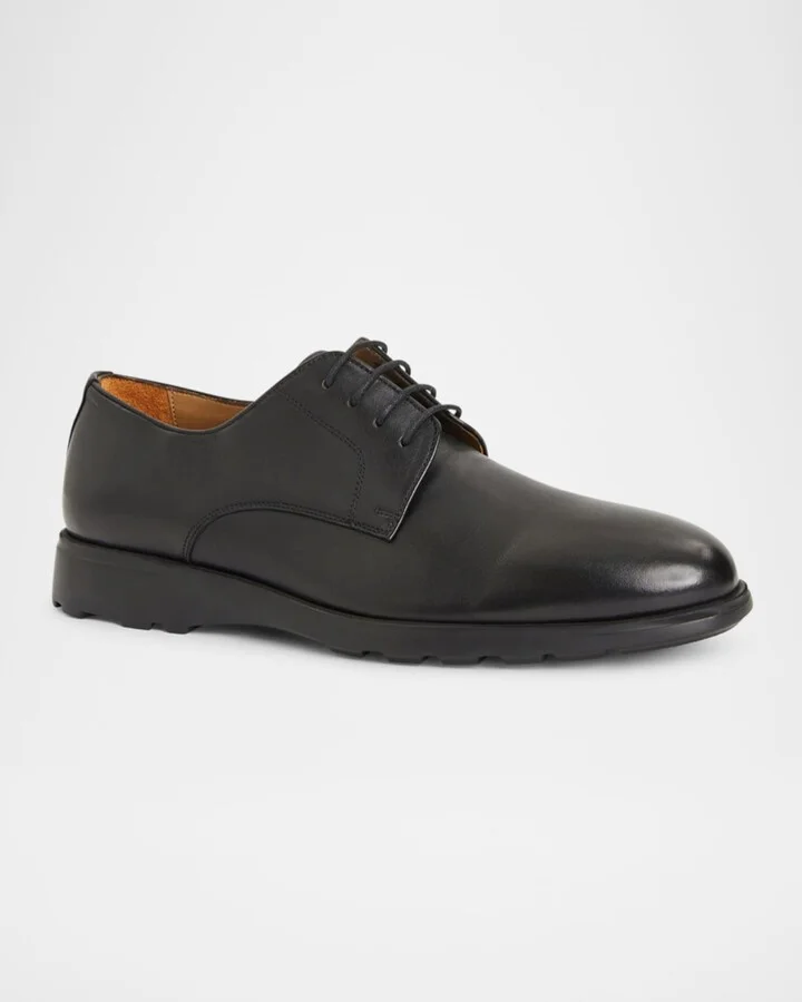 Men's Comodo Leather Derby Shoes - Image 2