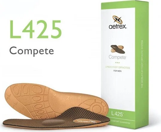 Men's Compete Posted Orthotics W/ Metatarsal Support