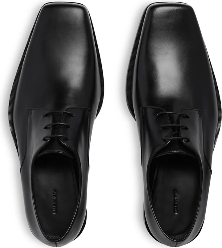 Men's Concorde Derby Shoes - Black - Size 6 - Image 6