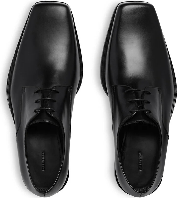Men's Concorde Derby Shoes - Black - Size 6 - Image 9