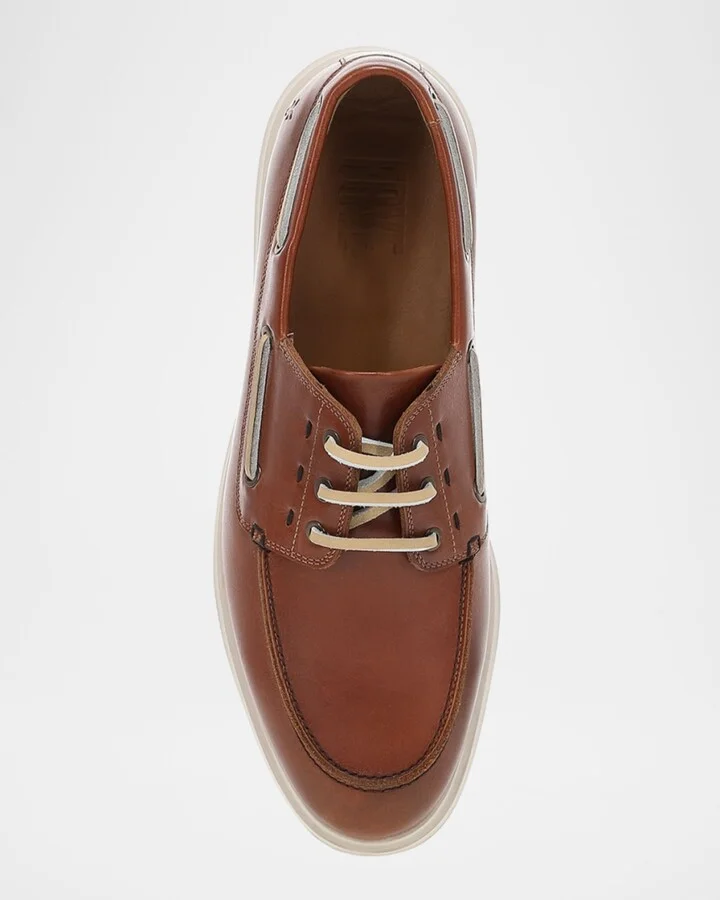 Men's Connor Leather Boat Shoes - Image 4