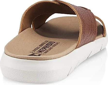 Men's Conrad Leather Sandals - Brown - Size 9 - Image 3