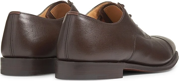 Men's Consul Leather Oxfords - Burnt - Size 6.5 - Image 3