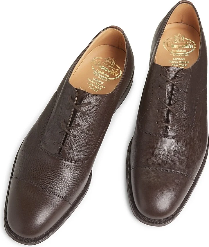 Men's Consul Leather Oxfords - Burnt - Size 6.5 - Image 4