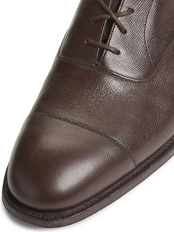 Men's Consul Leather Oxfords - Burnt - Size 6.5 - Image 6