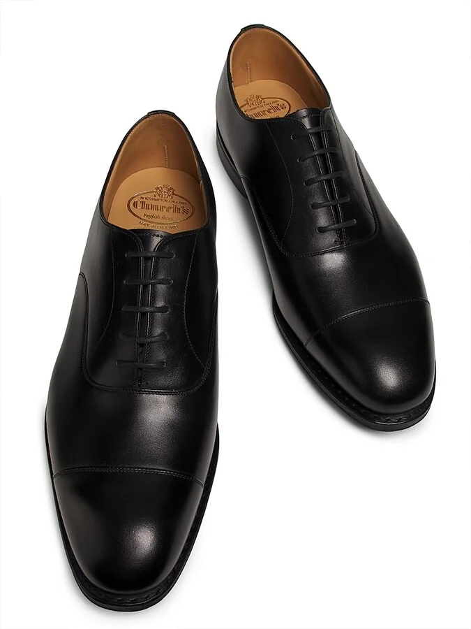 Men's Consul R 2.0 5 Leather Cap-Toe Oxfords - Black - Size 8 - Image 4