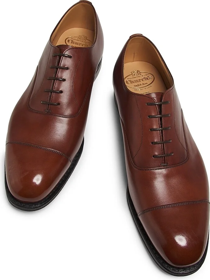 Men's Consul R 2.0 5 Leather Cap-Toe Oxfords - Black - Size 8 - Image 9