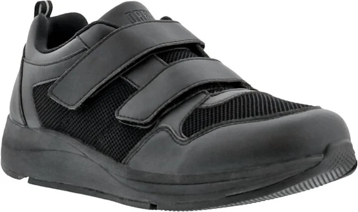 Men's Contest Velcro Athletic Shoe In Black Combo
