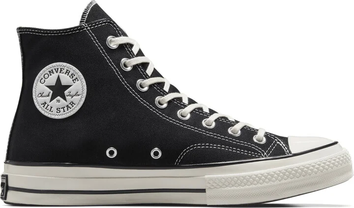 Men's Converse Chuck 70 High Top Unisex Shoes in Black | 162050C-001 - Image 3