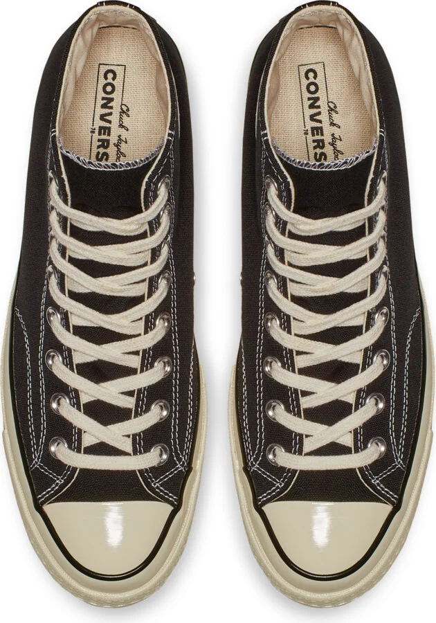 Men's Converse Chuck 70 High Top Unisex Shoes in Black | 162050C-001 - Image 4