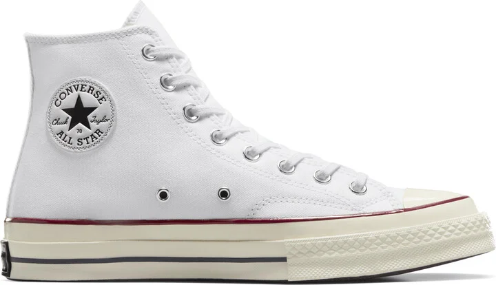 Men's Converse Chuck 70 High Top Unisex Shoes in White | 162056C-102 - Image 3