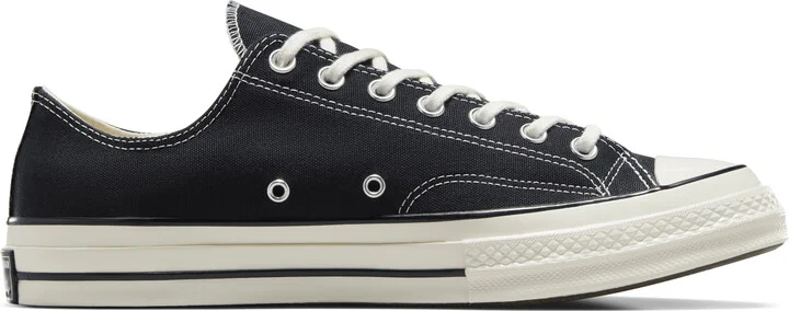 Men's Converse Chuck 70 Low Top Unisex Shoes in Black | 162058C-001 - Image 3