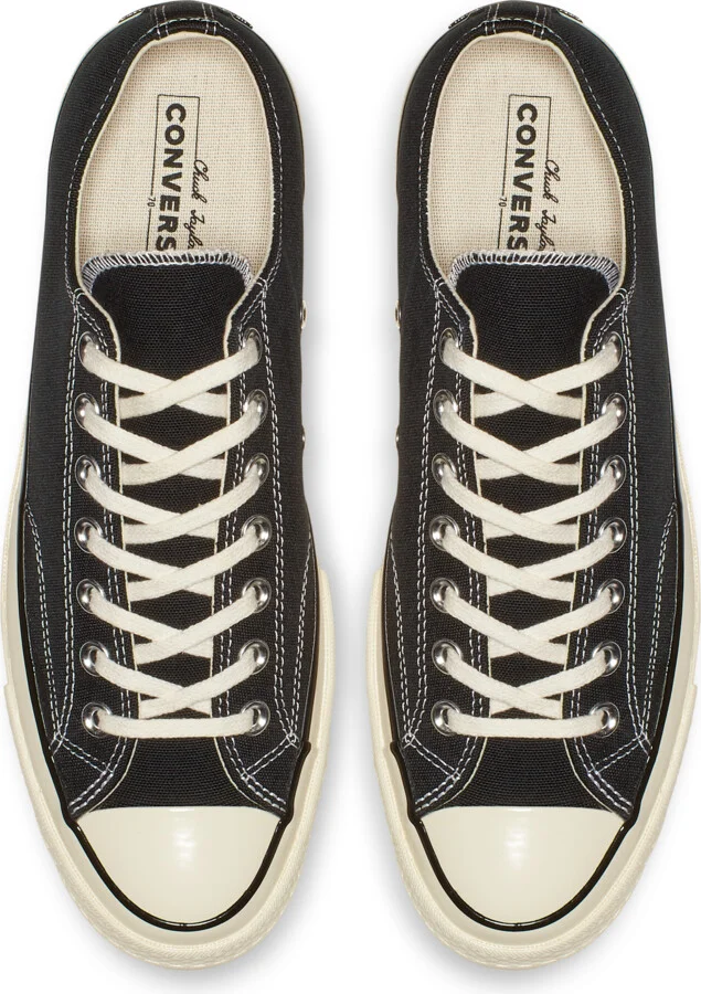 Men's Converse Chuck 70 Low Top Unisex Shoes in Black | 162058C-001 - Image 4