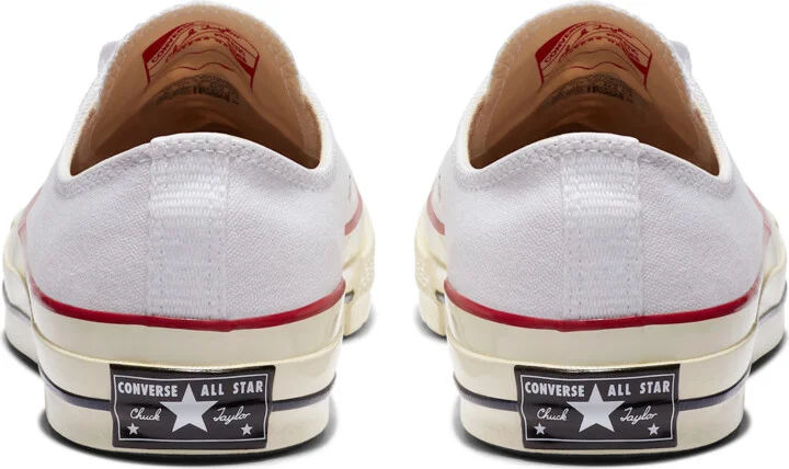 Men's Converse Chuck 70 Low Top Unisex Shoes in White | 162065C-102 - Image 6