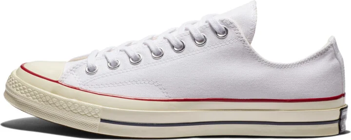 Men's Converse Chuck 70 Low Top Unisex Shoes in White | 162065C-102