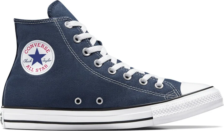 Men's Converse Chuck Taylor All Star High Top Unisex Shoes in Blue | M9622-410 - Image 3