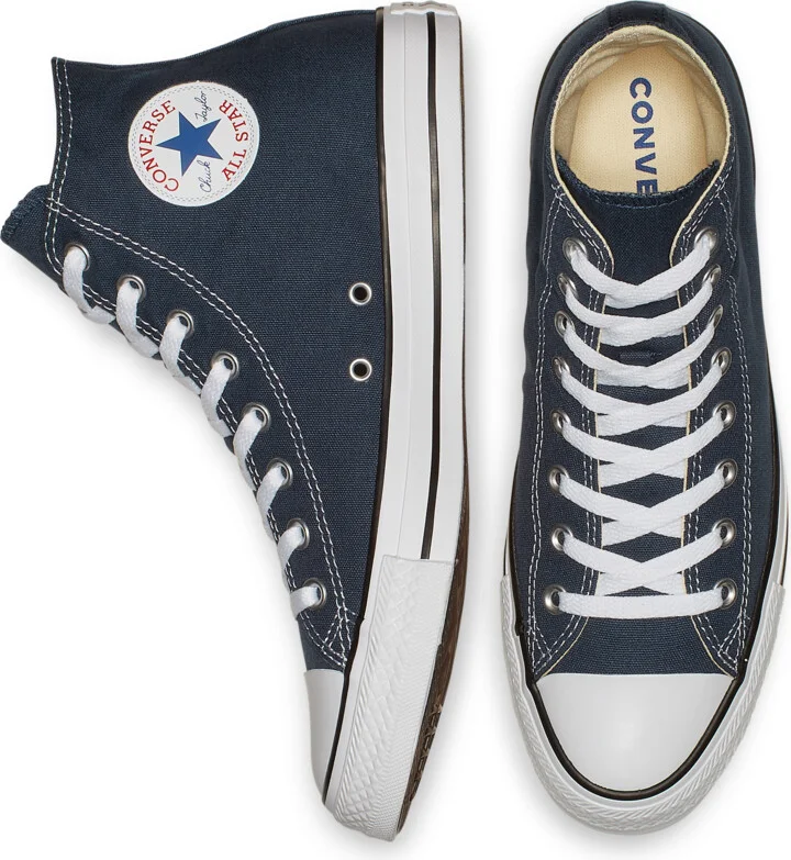 Men's Converse Chuck Taylor All Star High Top Unisex Shoes in Blue | M9622-410 - Image 7