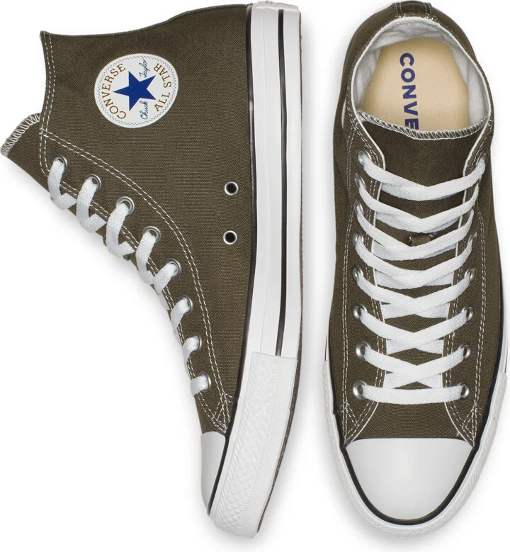 Men's Converse Chuck Taylor All Star High Top Unisex Shoes in Grey | 1J793-010 - Image 7