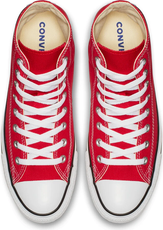 Men's Converse Chuck Taylor All Star High Top Unisex Shoes in Red | M9621-600 - Image 4
