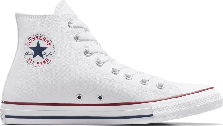 Men's Converse Chuck Taylor All Star High Top Unisex Shoes in White | M7650-102 - Image 3