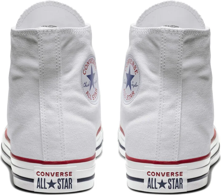 Men's Converse Chuck Taylor All Star High Top Unisex Shoes in White | M7650-102 - Image 6
