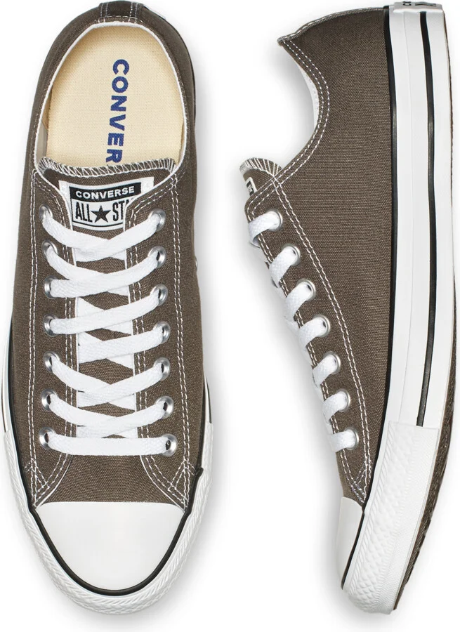 Men's Converse Chuck Taylor All Star Low Top Unisex Shoes in Grey | 1J794-GRY - Image 4