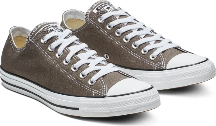 Men's Converse Chuck Taylor All Star Low Top Unisex Shoes in Grey | 1J794-GRY - Image 5