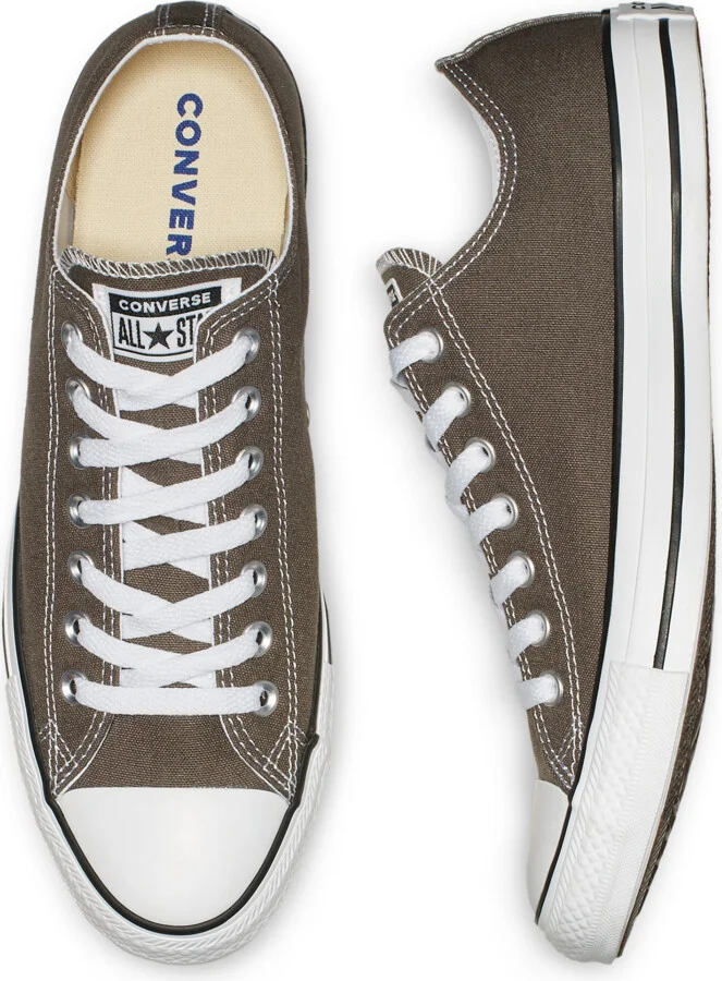 Men's Converse Chuck Taylor All Star Low Top Unisex Shoes in Grey | 1J794-GRY - Image 7