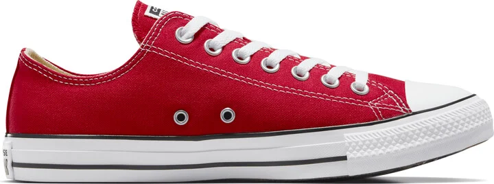 Men's Converse Chuck Taylor All Star Low Top Unisex Shoes in Red | M9696-600 - Image 3