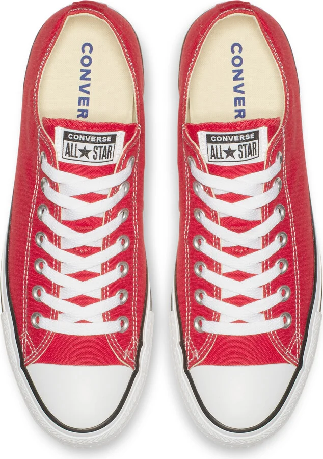 Men's Converse Chuck Taylor All Star Low Top Unisex Shoes in Red | M9696-600 - Image 4