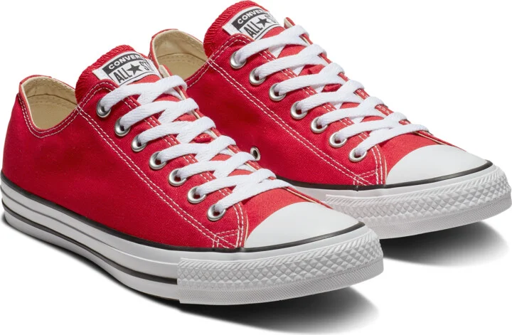 Men's Converse Chuck Taylor All Star Low Top Unisex Shoes in Red | M9696-600 - Image 5