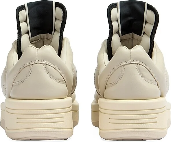 Men's Converse x DRKSHDW TURBOWPN Low-Top Leather Sneakers - Oyster Black - Size 8 - Image 4