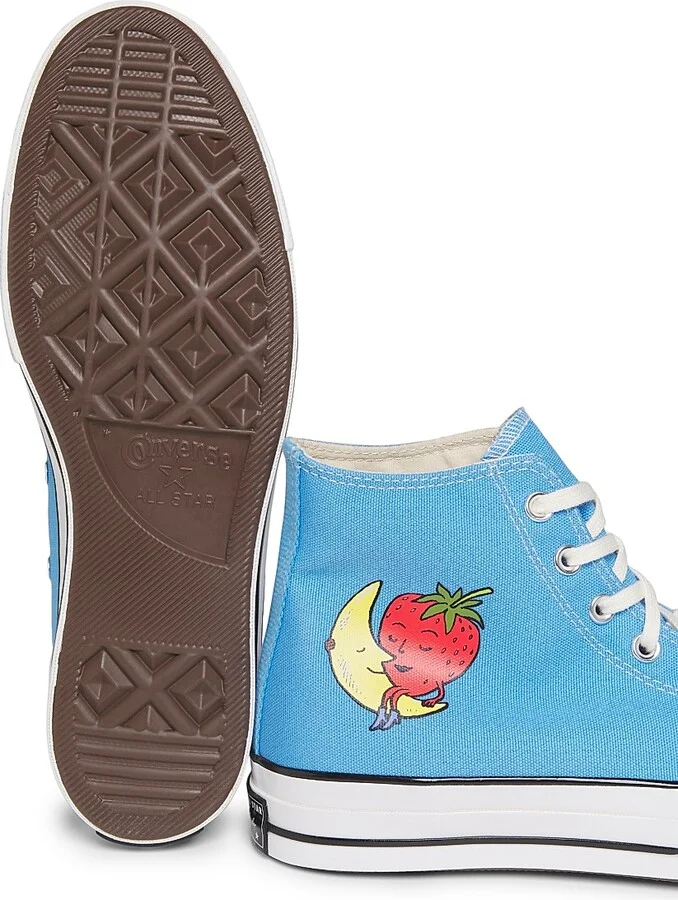 Men's Converse x Sky High Farm Chuck 70 High-Top Sneakers - Light Blue - Size 6 - Image 6