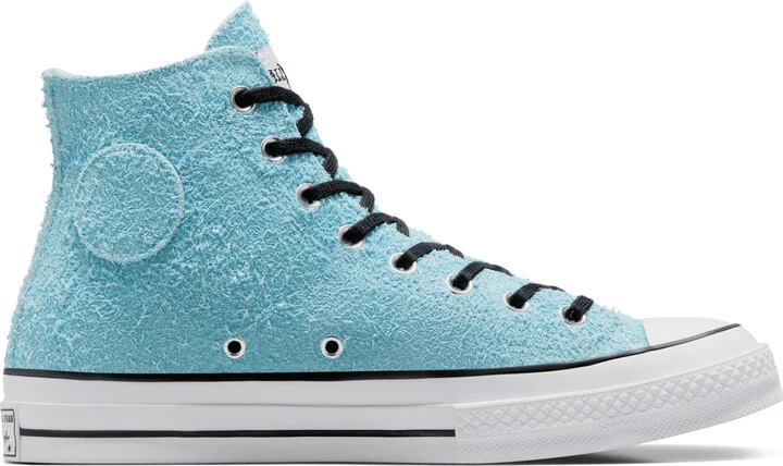 Men's Converse x StÃ¼ssy Chuck 70 Shoes in Blue | A07663C-457 - Image 3
