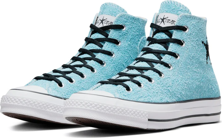 Men's Converse x StÃ¼ssy Chuck 70 Shoes in Blue | A07663C-457 - Image 5