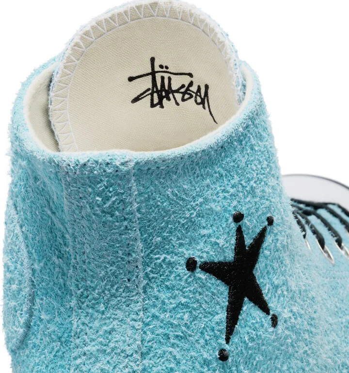 Men's Converse x StÃ¼ssy Chuck 70 Shoes in Blue | A07663C-457 - Image 8