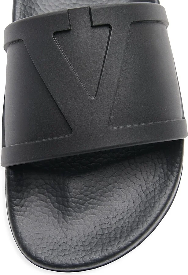 Men's Coolside Rubber Slide Sandals - Black - Size 9 - Image 3