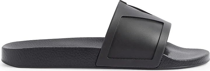 Men's Coolside Rubber Slide Sandals - Black - Size 9