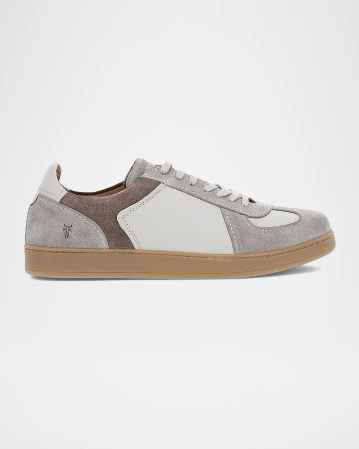 Men's Cooper Suede and Leather Trainer Sneakers