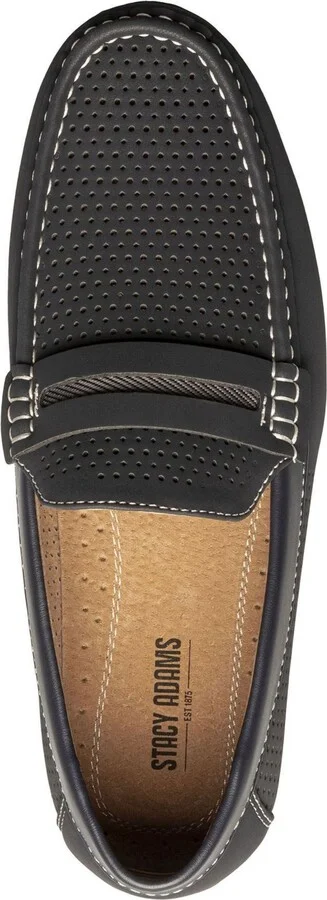Men's Corby Moccasin Toe Saddle Slip-on Loafer - Image 4