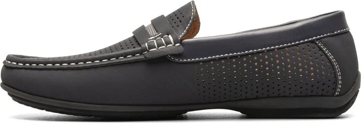 Men's Corby Moccasin Toe Saddle Slip-on Loafer - Image 5