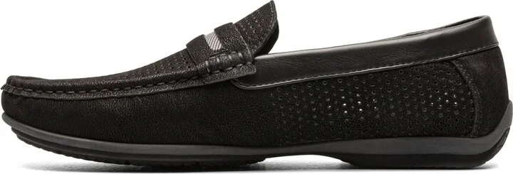 Men's Corby Moccasin Toe Saddle Slip-on Loafer - Image 10