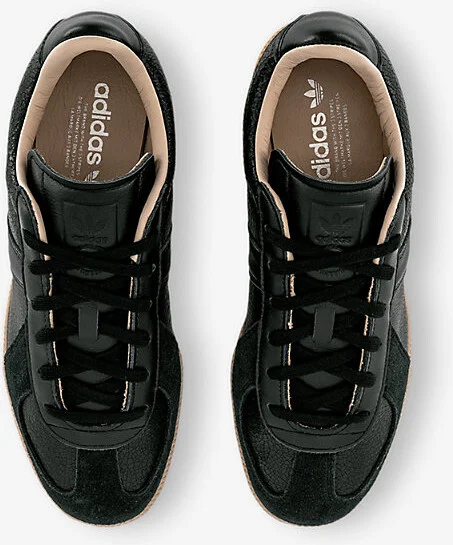 Mens Core Black Bw Army Leather Trainers Eur 42 / 8 Uk Men - Image 2