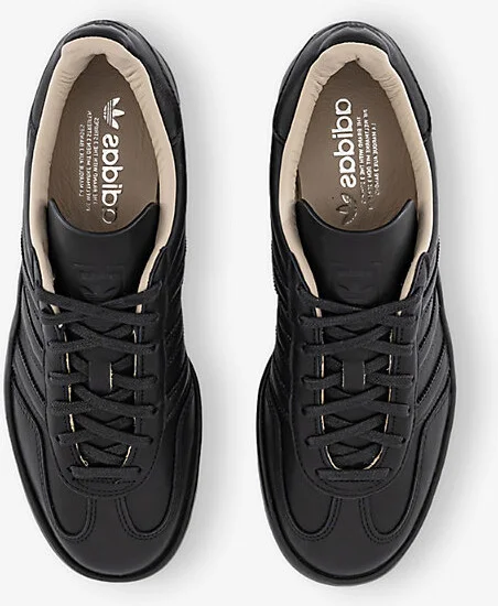Mens Core Black Core Black Wo Gazelle Indoor Leather Low-Top Trainers Eur 41 / 7 Uk Men - Image 2