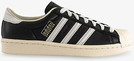 Mens Core Black Core White Cr Superstar Vintage Leather Low-Top Trainers 4