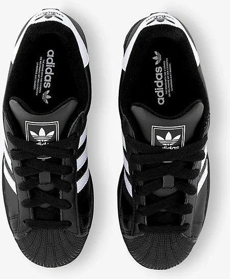 Mens Core Black White Core Bl Superstar II Pony-Hair Leather Low-Top Trainers Eur 45.5 / 11.5 Uk Men - Image 2