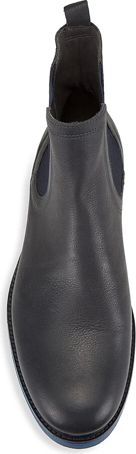 Men's Corinto Leather Chelsea Boots - Blue - Size 8 - Image 5
